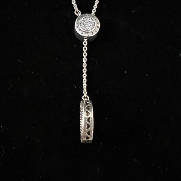 Brand new in box Pandora Signature Pave Necklace - Picture 7 of 9